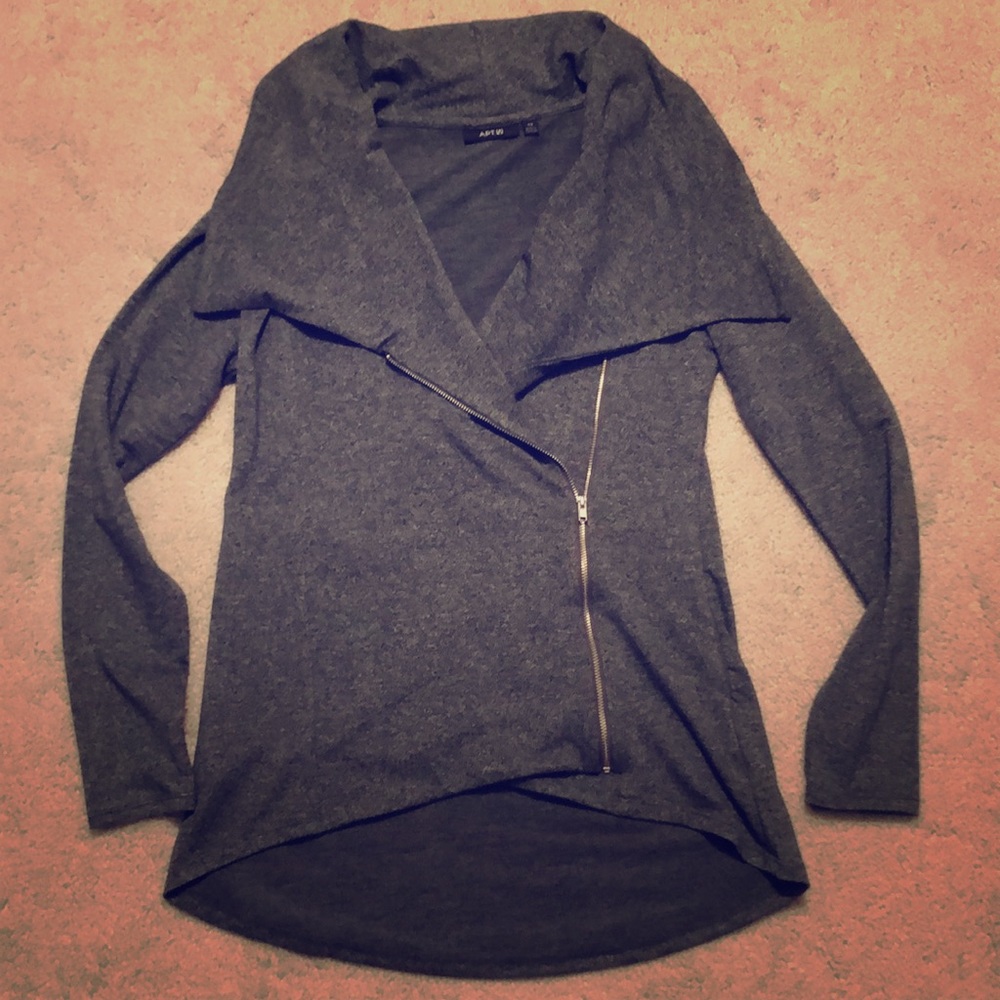 Crossover Zip Up Jacket